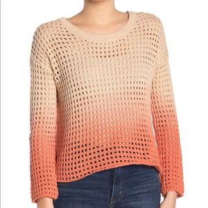 Good Luck Gem NWOT Ombre Open Stitch Sweater